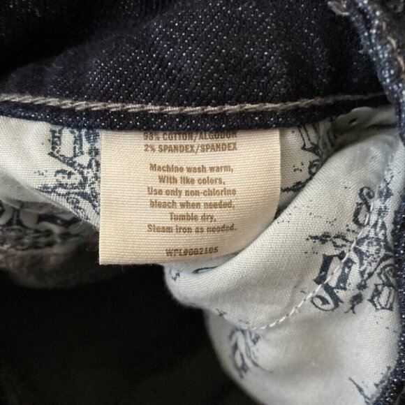 Decree Jeans Boot Cut Womens 5 Blue Dark Wash Stretch Denim Casual Juniors - Picture 9 of 12